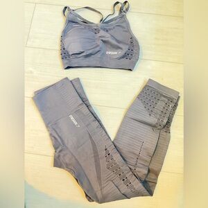 Gymshark Leggings and Set in Light Purple